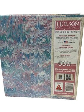 Vintage Holson Mirage Collection Photo Album 500 Photos